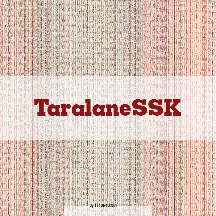 TaralaneSSK example